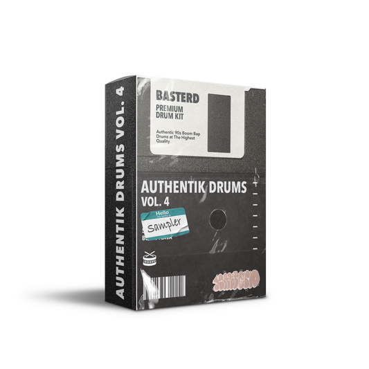 Authentik Drums Vol. 4 - Premier 90s Boom Bap Kit | Basterd Records